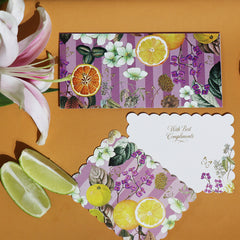 Fleur De Compliments – A Vibrant and Citrusy Stationery Set