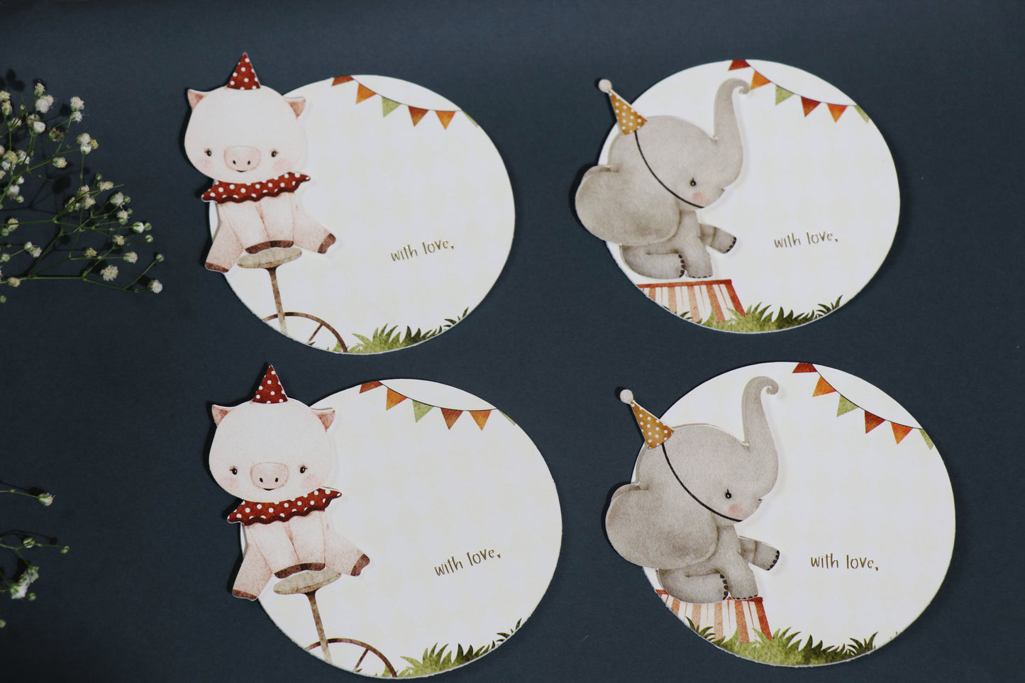 Once Upon a Circus – An Enchanted Personalised Stationery Set (Set of 30)