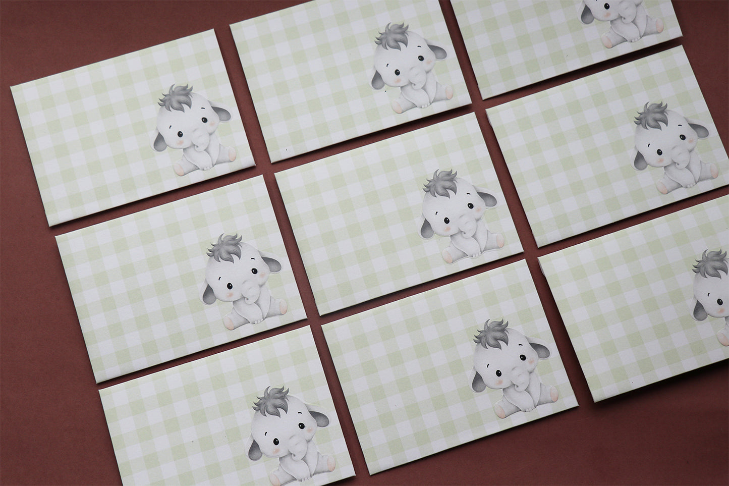 Dear Dumbo – Personalised Elephant-Themed Kids Stationery (Set of 30)