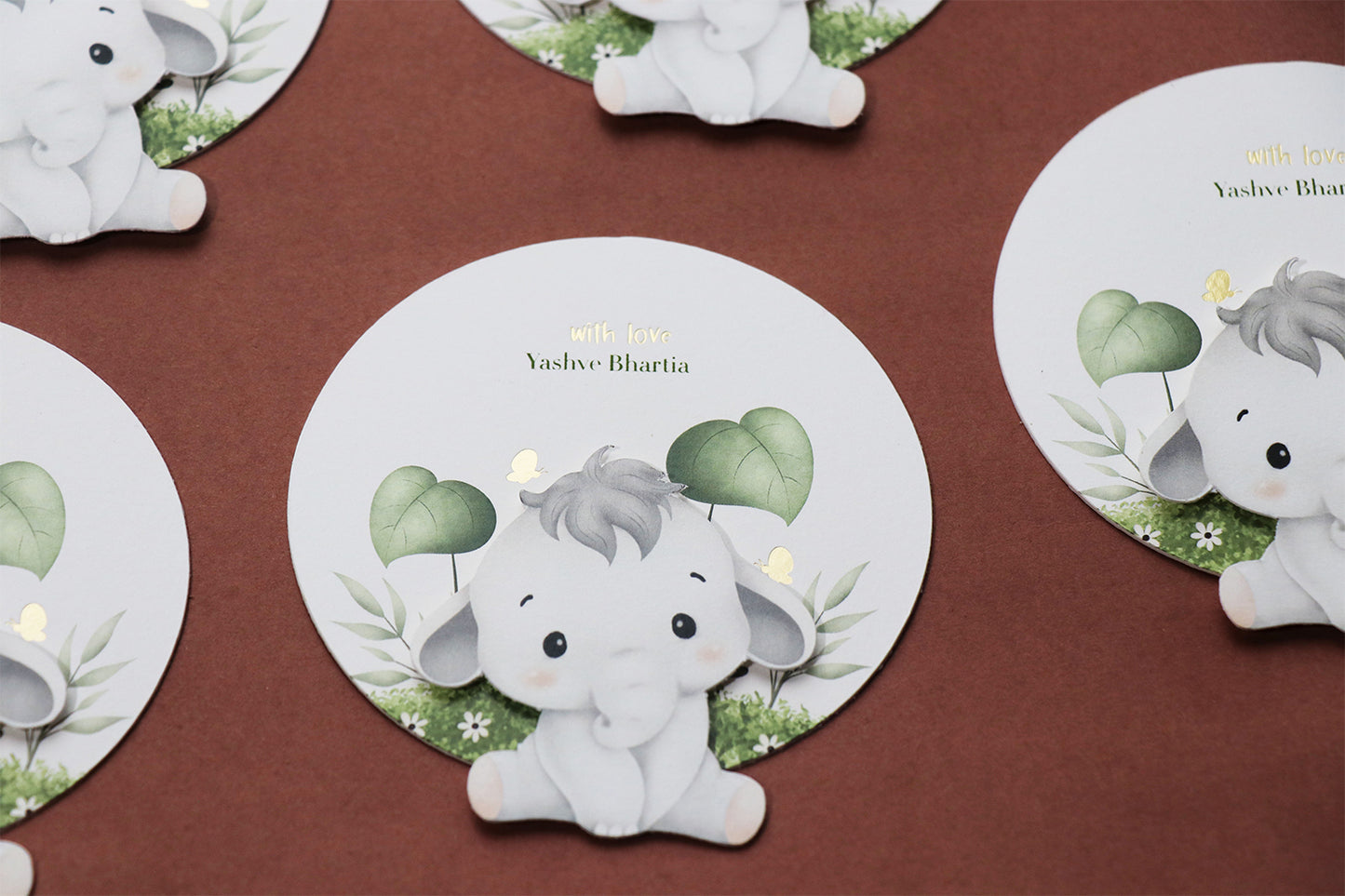 Dear Dumbo – Personalised Elephant-Themed Kids Stationery (Set of 30)