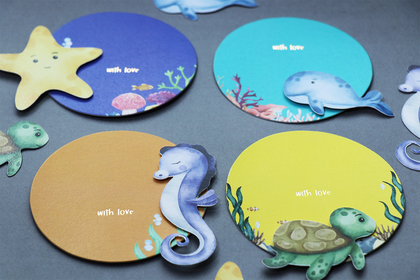 Hello from the Sea – Ocean-Themed Thank You Tags (Set of 20)