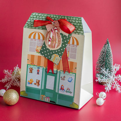 Christmas-Themed Gift Bags (Set of 5)