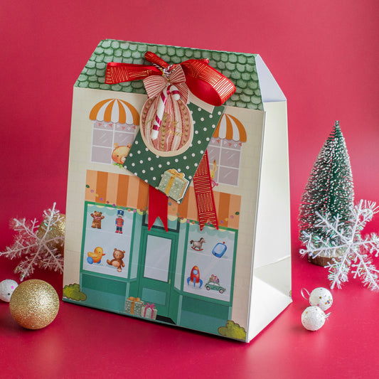 Christmas-Themed Gift Bags (Set of 5)