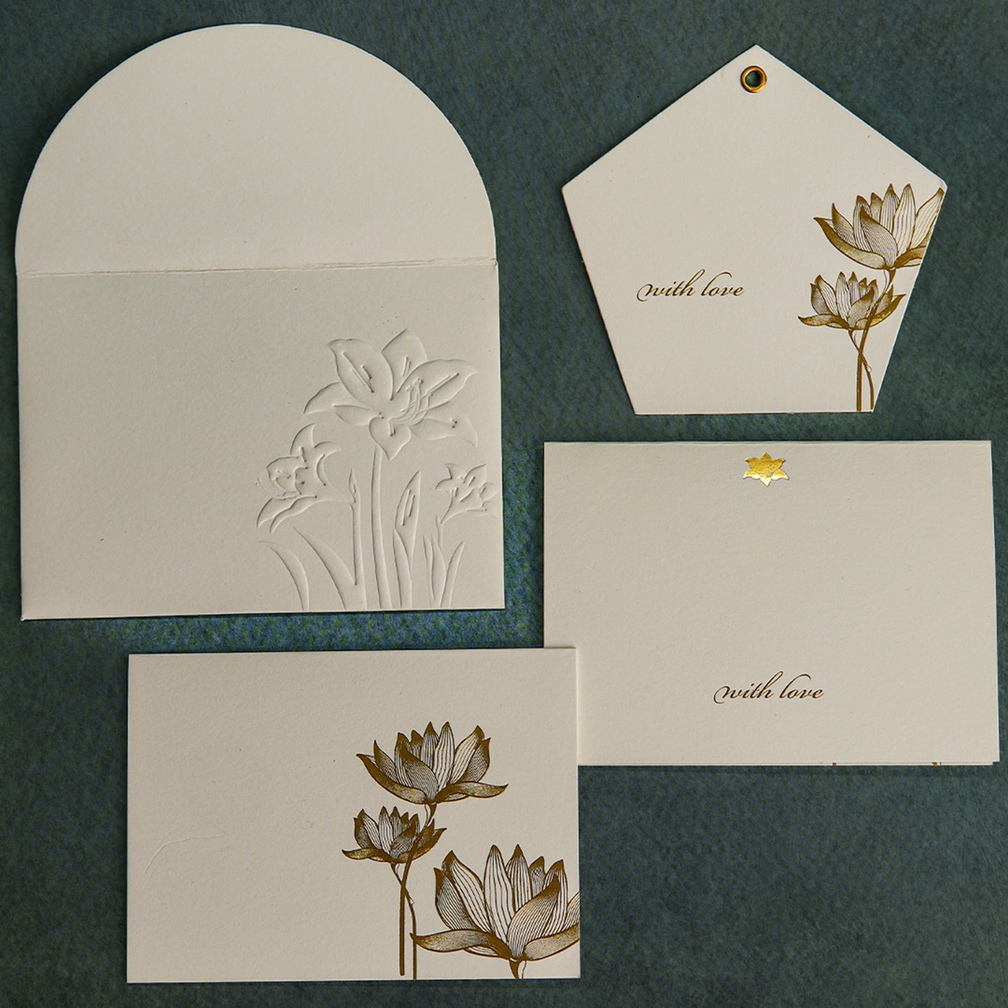 Line & Bloom – A Minimalist Floral Stationery Set