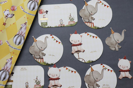 Once Upon a Circus – An Enchanted Personalised Stationery Set (Set of 30)